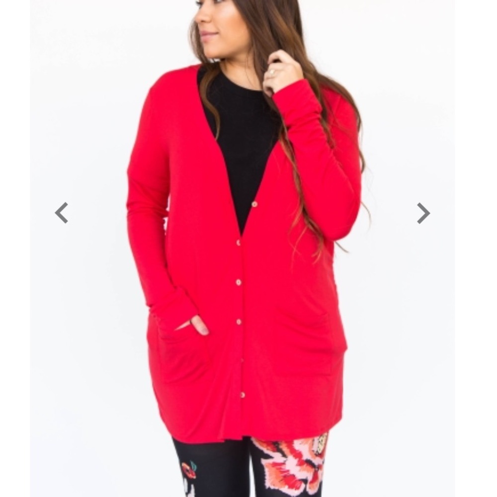 Agnes & Dora hot pink favorite cardi